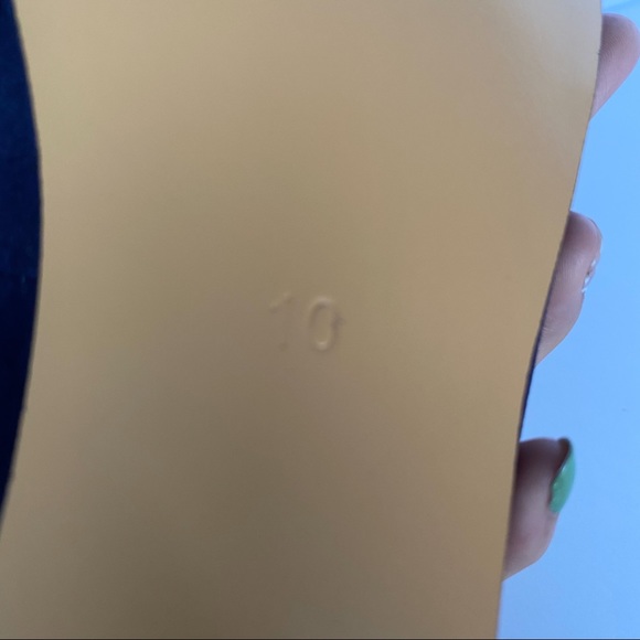 YDN Navy Pointed Toe Flats Office Slip On Shoes - Picture 8 of 8